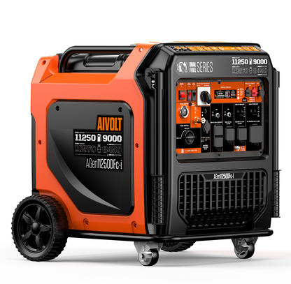 AIVOLT 11250-Watt Gas & Propane Powered Inverter Generator