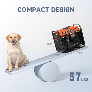 AIVOLT 4200-Watt Gas Powered Open Frame Inverter Generator