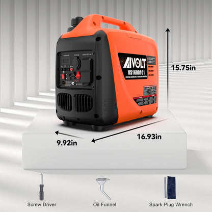 AIVOLT 1600W Gas Powered Inverter Generator