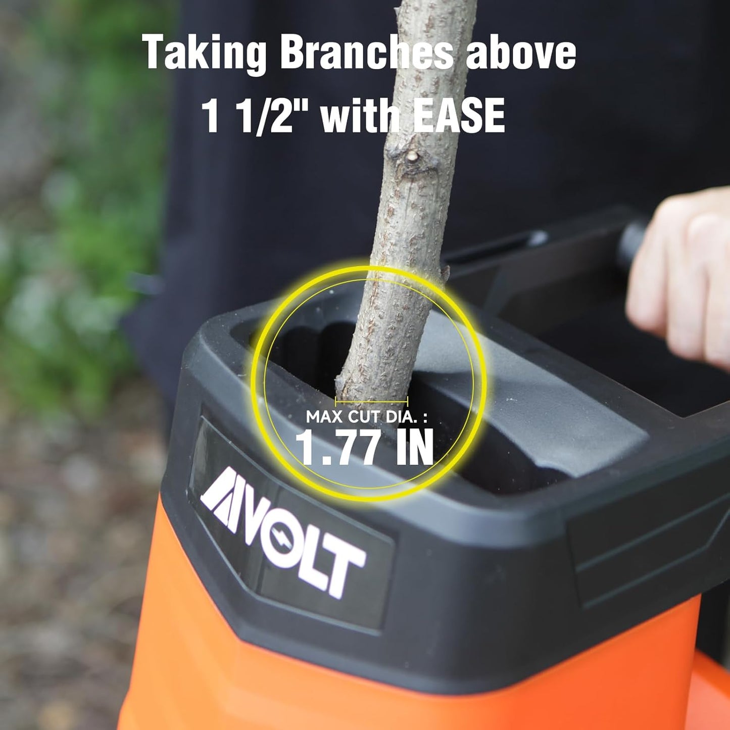 AIVOLT Electric Portable Wood Chipper