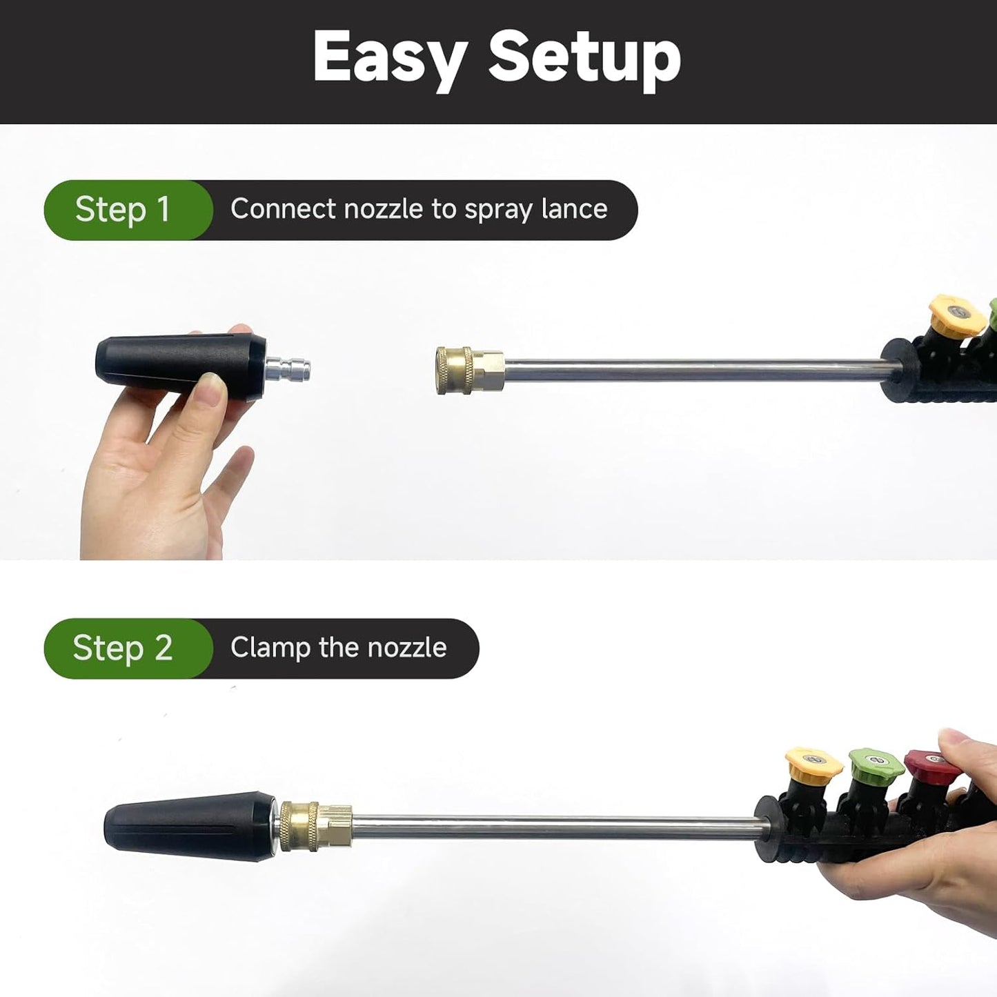 AIVOLT Pressure Washer Turbo Nozzle Kit