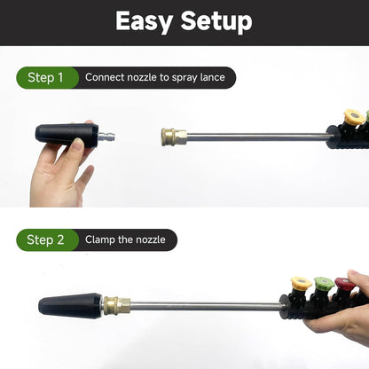 AIVOLT Pressure Washer Turbo Nozzle Kit