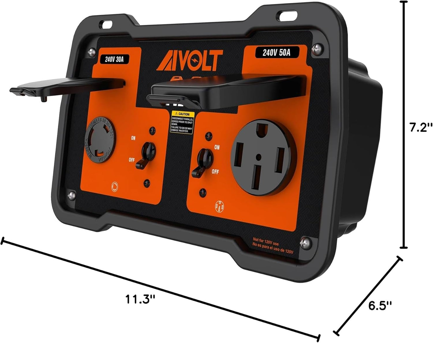 AIVOLT 240V 50-Amp Parallel Kit for Enclosed Frame Inverter Generators