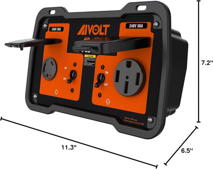 AIVOLT 240V 50-Amp Parallel Kit for Enclosed Frame Inverter Generators