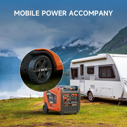 AIVOLT 8000-Watt Gas & Propane Powered Portable Generator