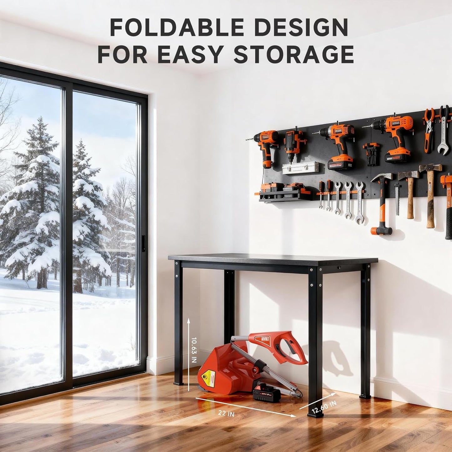 AIVOLT Cordless Snow Shovel 24V | 13-Inch | 4-Ah Battery Powered